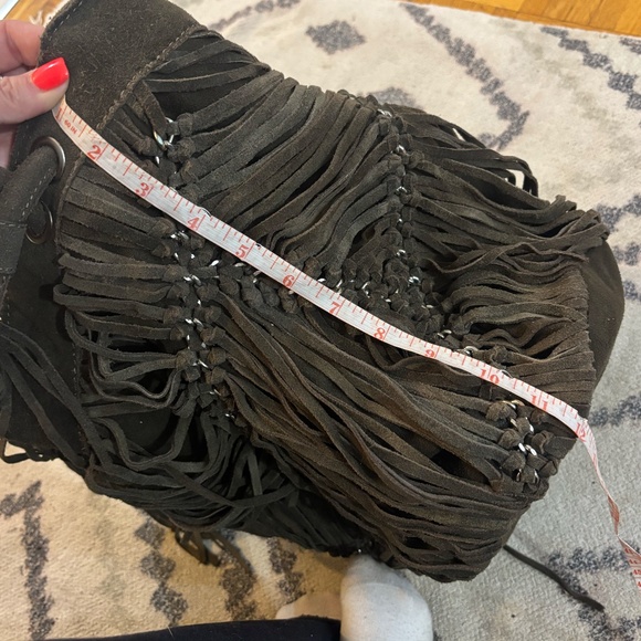 early 2010 suede brownish green metal details + accepting offers - Picture 6 of 7